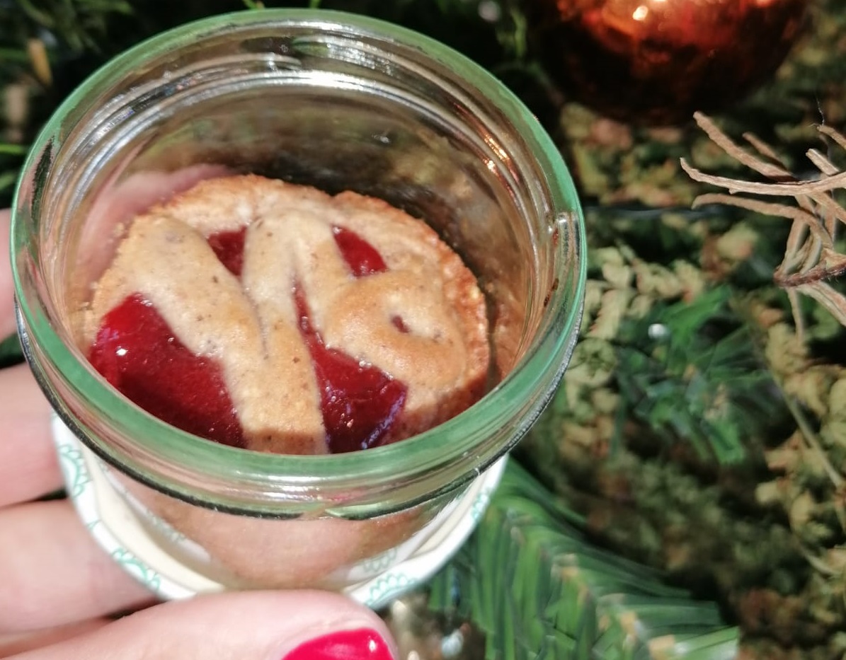 Linzer Törtchen im Glas - Maischön